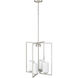 Luxx 4 Light 18 inch Brushed Nickel Indoor Pendant Ceiling Light